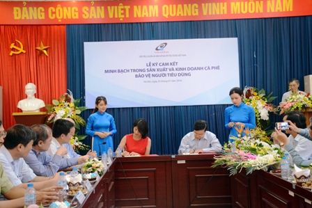 Ký cam kết minh bạch trong sản xuất và kinh doanh cà phê ảnh 1
